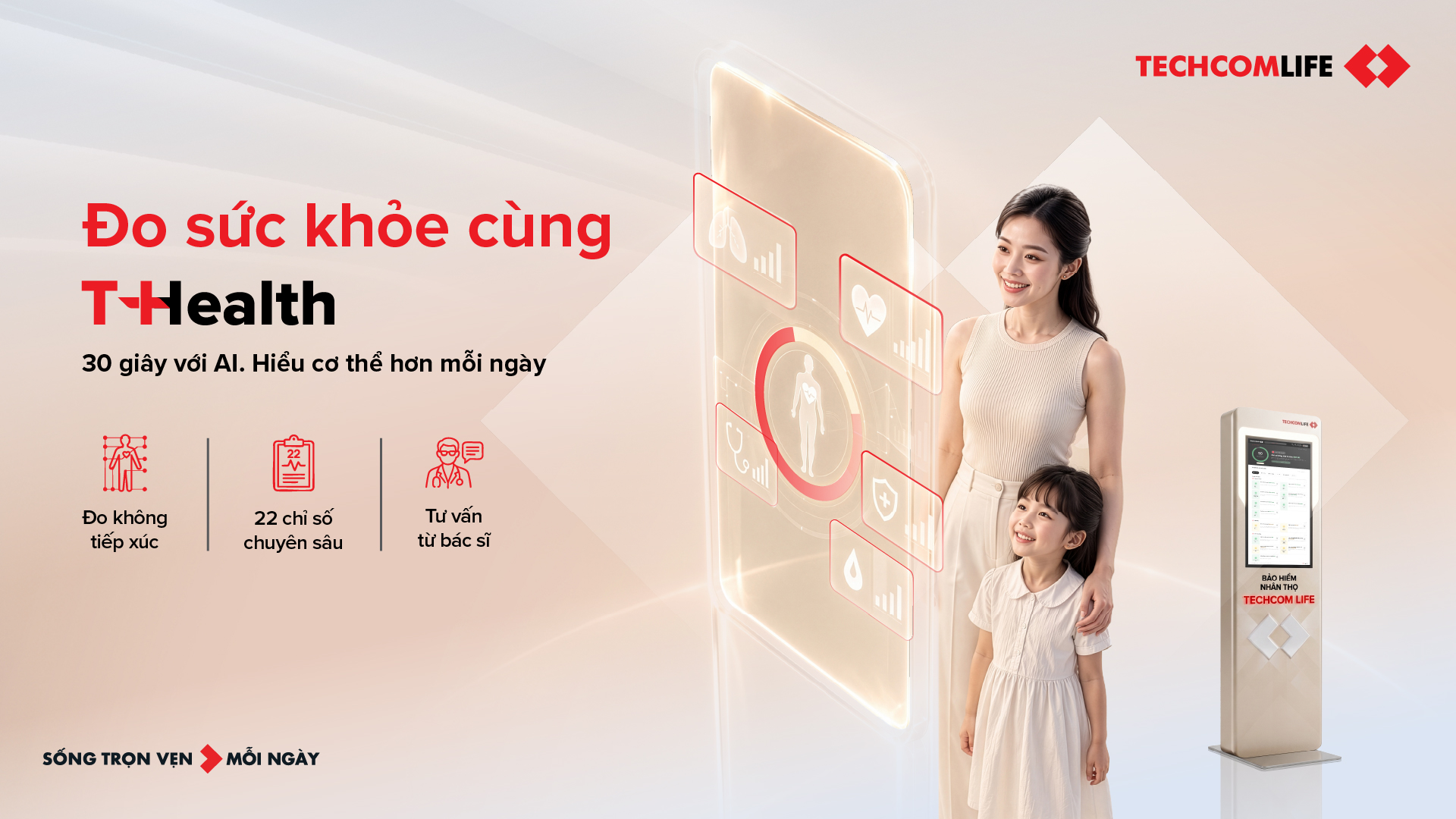 Techcom Life Triển Khai Chương trình Đo Chỉ số Sức khỏe bằng AI T-Health